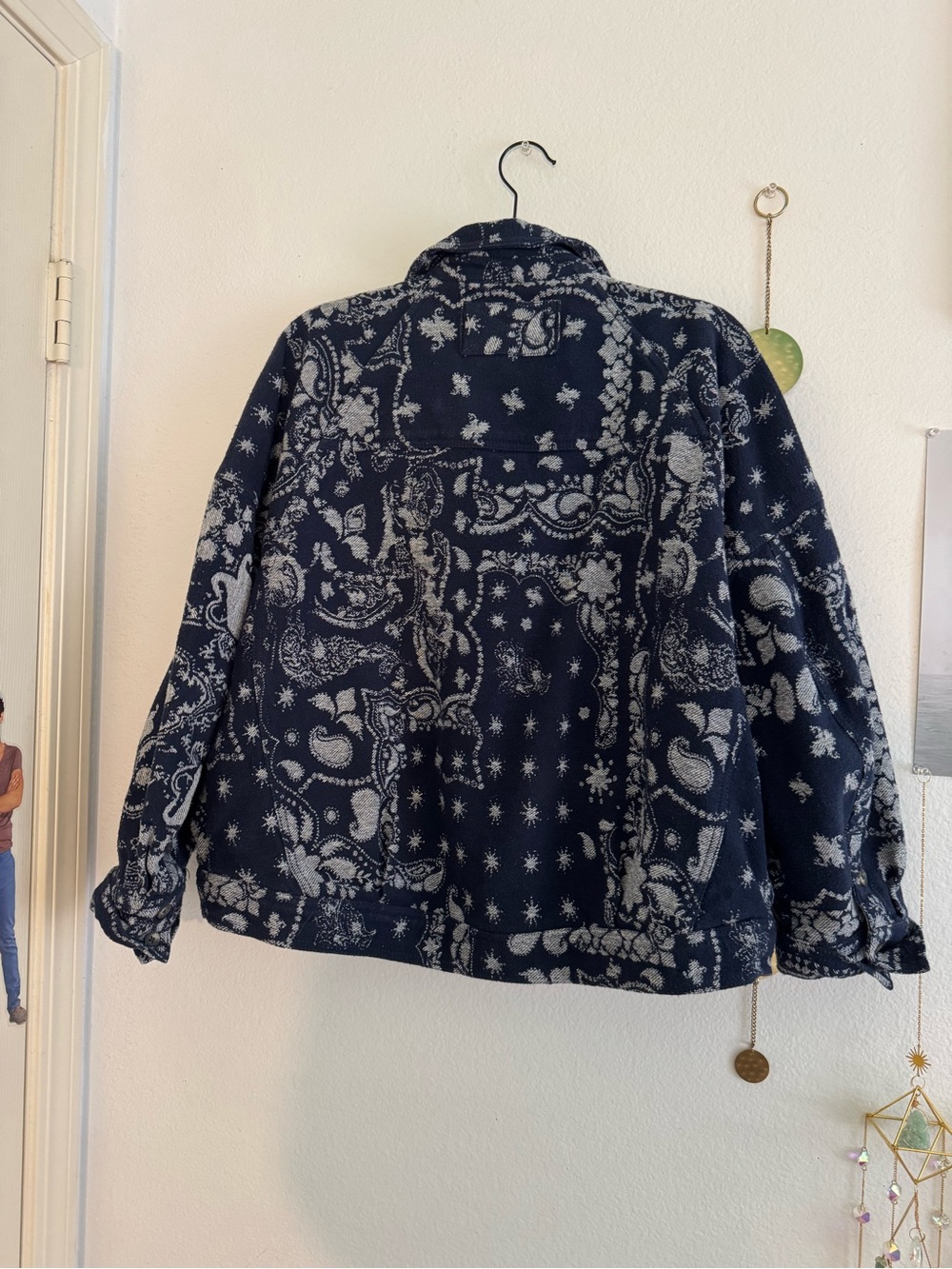 Free People Bandana Jacquard Shirt Jacket - Picture 6 of 6